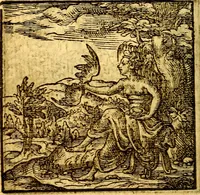 An illustration from Hadriani Iunii Emblemata : eiusdem Aenigmatum libellus (1596)