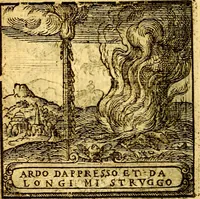 Picture 42 of 60 from Hadriani Iunii Emblemata : eiusdem Aenigmatum libellus (1596), leaf 49