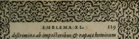 Picture 121 of 133 from Hadriani Iunii medici Emblemata (1565), leaf 132