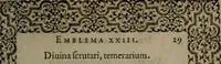 Picture 37 of 133 from Hadriani Iunii medici Emblemata (1565), leaf 32