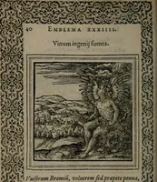 An illustration from Hadriani Iunii medici Emblemata (1565)