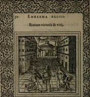 Picture 62 of 133 from Hadriani Iunii medici Emblemata (1565), leaf 53