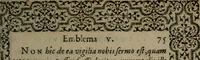 Picture 90 of 133 from Hadriani Iunii medici Emblemata (1565), leaf 78