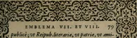 Picture 92 of 133 from Hadriani Iunii medici Emblemata (1565), leaf 82
