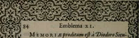 Picture 95 of 133 from Hadriani Iunii medici Emblemata (1565), leaf 87
