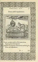 An illustration from Hadriani Ivnii medici Emblemata : eivsdem Aenigmatvm libellus (1565)