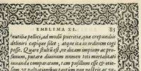 An illustration from Hadriani Ivnii medici Emblemata : eivsdem Aenigmatvm libellus (1565)
