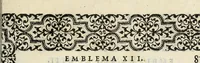 An illustration from Hadriani Ivnii medici Emblemata : eivsdem Aenigmatvm libellus (1565)