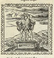Picture 10 of 34 from Hadriani Ivnii medici Emblemata. Eivsdem Aenigmatvm libellvs (1566), leaf 23