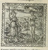 An illustration from Hadriani Ivnii medici Emblemata. Eivsdem Aenigmatvm libellvs (1566)
