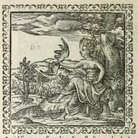 An illustration from Hadriani Ivnii medici Emblemata. Eivsdem Aenigmatvm libellvs (1566)