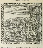 An illustration from Hadriani Ivnii medici Emblemata. Eivsdem Aenigmatvm libellvs (1566)