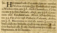 An illustration from Hadriani a Mynsicht, medici Germani praestantissimi, Thesaurus et armamentarium medico-chymicum. : In quo selectissimorum contra quosuis morbos pharmacorum conficiendorum secretissima ratio aperitur, vnà cum eorumdem virtute, vsu, & dosi. Cui in fine adiunctum est Testamentum Hadrianeum de aureo philosophorum lapide (1641)