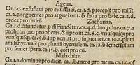 An illustration from Haec tibi pentadecas tetragonon respicit illud hospitium Petri [et] Pauli ter quinq[ue] dierum. : Namq[ue] instrume[n]tum vetus hebdoas innuit: octo lex noua signatur, ter quinq[ue] receptat vtrunq[ue]. (1514)