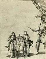 An illustration from Haerlems juweel, tot nut vande oude arme uyt liefde ten thoon ghestelt nae de voorghegevene Caerte van 'tSpeelcorentken (1608)