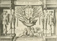 Picture 1 of 5 from Haerlems juweel, tot nut vande oude arme uyt liefde ten thoon ghestelt nae de voorghegevene Caerte van 'tSpeelcorentken (1608), leaf 4