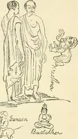 An illustration from Hafed, prince of Persia : his experiences in earth-life and spirit-life ; being spirit communications received through Mr. David Duguid, the Glasgow trance-painting medium ; with an appendix, containing communications from the spirit artists, Ruisdal and Steen (1876)
