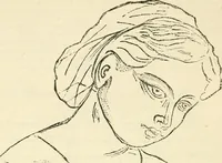 An illustration from Hafed, prince of Persia : his experiences in earth-life and spirit-life ; being spirit communications received through Mr. David Duguid, the Glasgow trance-painting medium ; with an appendix, containing communications from the spirit artists, Ruisdal and Steen (1876)