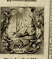 An illustration from Haimb-Garten zweyen Herren von Augspurg, eines Catholischen, und eines Lutherischen, angestellt uber etwelche Glaubens-Zweiffel, und in den Druck hervor gegeben (1710)