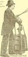 An illustration from A half century of Boston's building. The construction of buildings, the enactment of building laws and ordinances, sanitary laws, the ancient and modern building, building statistics, Boston's valuation, a chapter of Boston's big fire, fire losses, public lands account, prominent architects, contractors and builders, building materials and their source of supply inspection of buildings, the building and plumbing associations (1895)