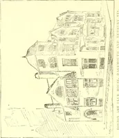 An illustration from A half century of Boston's building. The construction of buildings, the enactment of building laws and ordinances, sanitary laws, the ancient and modern building, building statistics, Boston's valuation, a chapter of Boston's big fire, fire losses, public lands account, prominent architects, contractors and builders, building materials and their source of supply inspection of buildings, the building and plumbing associations (1895)