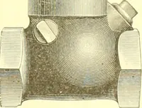 An illustration from A half century of Boston's building. The construction of buildings, the enactment of building laws and ordinances, sanitary laws, the ancient and modern building, building statistics, Boston's valuation, a chapter of Boston's big fire, fire losses, public lands account, prominent architects, contractors and builders, building materials and their source of supply inspection of buildings, the building and plumbing associations (1895)