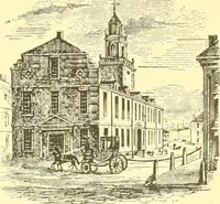 Picture 7 of 219 from A half century of Boston's building. The construction of buildings, the enactment of building laws and ordinances, sanitary laws, the ancient and modern building, building statistics, Boston's valuation, a chapter of Boston's big fire, fire losses, public lands account, prominent architects, contractors and builders, building materials and their source of supply inspection of buildings, the building and plumbing associations (1895), leaf 22
