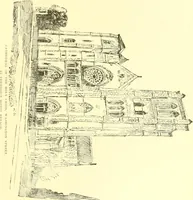 An illustration from A half century of Boston's building. The construction of buildings, the enactment of building laws and ordinances, sanitary laws, the ancient and modern building, building statistics, Boston's valuation, a chapter of Boston's big fire, fire losses, public lands account, prominent architects, contractors and builders, building materials and their source of supply inspection of buildings, the building and plumbing associations (1895)