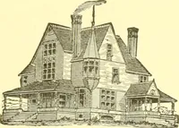 Picture 104 of 219 from A half century of Boston's building. The construction of buildings, the enactment of building laws and ordinances, sanitary laws, the ancient and modern building, building statistics, Boston's valuation, a chapter of Boston's big fire, fire losses, public lands account, prominent architects, contractors and builders, building materials and their source of supply inspection of buildings, the building and plumbing associations (1895), leaf 282