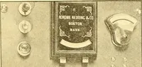An illustration from A half century of Boston's building. The construction of buildings, the enactment of building laws and ordinances, sanitary laws, the ancient and modern building, building statistics, Boston's valuation, a chapter of Boston's big fire, fire losses, public lands account, prominent architects, contractors and builders, building materials and their source of supply inspection of buildings, the building and plumbing associations (1895)