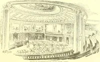An illustration from A half century of Boston's building. The construction of buildings, the enactment of building laws and ordinances, sanitary laws, the ancient and modern building, building statistics, Boston's valuation, a chapter of Boston's big fire, fire losses, public lands account, prominent architects, contractors and builders, building materials and their source of supply inspection of buildings, the building and plumbing associations (1895)