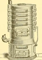 An illustration from A half century of Boston's building. The construction of buildings, the enactment of building laws and ordinances, sanitary laws, the ancient and modern building, building statistics, Boston's valuation, a chapter of Boston's big fire, fire losses, public lands account, prominent architects, contractors and builders, building materials and their source of supply inspection of buildings, the building and plumbing associations (1895)