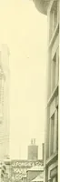 An illustration from A half century of Boston's building. The construction of buildings, the enactment of building laws and ordinances, sanitary laws, the ancient and modern building, building statistics, Boston's valuation, a chapter of Boston's big fire, fire losses, public lands account, prominent architects, contractors and builders, building materials and their source of supply inspection of buildings, the building and plumbing associations (1895)