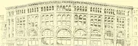 An illustration from A half century of Boston's building. The construction of buildings, the enactment of building laws and ordinances, sanitary laws, the ancient and modern building, building statistics, Boston's valuation, a chapter of Boston's big fire, fire losses, public lands account, prominent architects, contractors and builders, building materials and their source of supply inspection of buildings, the building and plumbing associations (1895)