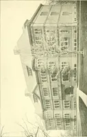 An illustration from A half century of Boston's building. The construction of buildings, the enactment of building laws and ordinances, sanitary laws, the ancient and modern building, building statistics, Boston's valuation, a chapter of Boston's big fire, fire losses, public lands account, prominent architects, contractors and builders, building materials and their source of supply inspection of buildings, the building and plumbing associations (1895)