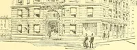An illustration from A half century of Boston's building. The construction of buildings, the enactment of building laws and ordinances, sanitary laws, the ancient and modern building, building statistics, Boston's valuation, a chapter of Boston's big fire, fire losses, public lands account, prominent architects, contractors and builders, building materials and their source of supply inspection of buildings, the building and plumbing associations (1895)