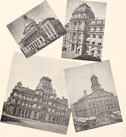 An illustration from A half century of Boston's building : the construction of buildings, the enactment of building laws and ordinances, sanitary laws, the ancient and modern building, building statistics, Boston's valuation, a chapter of Boston's big fire, fire losses, public lands account, prominent architects, contractors and builders, building materials and their source of supply, inspection of buildings, the building and plumbing associations (1895)