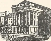 An illustration from A half century of Boston's building : the construction of buildings, the enactment of building laws and ordinances, sanitary laws, the ancient and modern building, building statistics, Boston's valuation, a chapter of Boston's big fire, fire losses, public lands account, prominent architects, contractors and builders, building materials and their source of supply, inspection of buildings, the building and plumbing associations (1895)