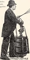 An illustration from A half century of Boston's building : the construction of buildings, the enactment of building laws and ordinances, sanitary laws, the ancient and modern building, building statistics, Boston's valuation, a chapter of Boston's big fire, fire losses, public lands account, prominent architects, contractors and builders, building materials and their source of supply, inspection of buildings, the building and plumbing associations (1895)