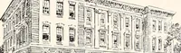 An illustration from A half century of Boston's building : the construction of buildings, the enactment of building laws and ordinances, sanitary laws, the ancient and modern building, building statistics, Boston's valuation, a chapter of Boston's big fire, fire losses, public lands account, prominent architects, contractors and builders, building materials and their source of supply, inspection of buildings, the building and plumbing associations (1895)