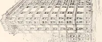 An illustration from A half century of Boston's building : the construction of buildings, the enactment of building laws and ordinances, sanitary laws, the ancient and modern building, building statistics, Boston's valuation, a chapter of Boston's big fire, fire losses, public lands account, prominent architects, contractors and builders, building materials and their source of supply, inspection of buildings, the building and plumbing associations (1895)