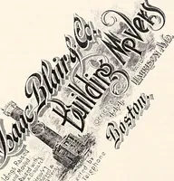 An illustration from A half century of Boston's building : the construction of buildings, the enactment of building laws and ordinances, sanitary laws, the ancient and modern building, building statistics, Boston's valuation, a chapter of Boston's big fire, fire losses, public lands account, prominent architects, contractors and builders, building materials and their source of supply, inspection of buildings, the building and plumbing associations (1895)