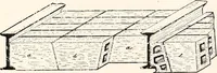 An illustration from A half century of Boston's building : the construction of buildings, the enactment of building laws and ordinances, sanitary laws, the ancient and modern building, building statistics, Boston's valuation, a chapter of Boston's big fire, fire losses, public lands account, prominent architects, contractors and builders, building materials and their source of supply, inspection of buildings, the building and plumbing associations (1895)