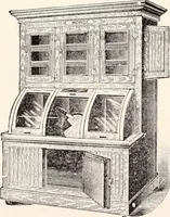 An illustration from A half century of Boston's building : the construction of buildings, the enactment of building laws and ordinances, sanitary laws, the ancient and modern building, building statistics, Boston's valuation, a chapter of Boston's big fire, fire losses, public lands account, prominent architects, contractors and builders, building materials and their source of supply, inspection of buildings, the building and plumbing associations (1895)