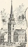 An illustration from A half century of Boston's building : the construction of buildings, the enactment of building laws and ordinances, sanitary laws, the ancient and modern building, building statistics, Boston's valuation, a chapter of Boston's big fire, fire losses, public lands account, prominent architects, contractors and builders, building materials and their source of supply, inspection of buildings, the building and plumbing associations (1895)