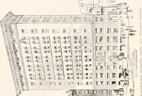 An illustration from A half century of Boston's building : the construction of buildings, the enactment of building laws and ordinances, sanitary laws, the ancient and modern building, building statistics, Boston's valuation, a chapter of Boston's big fire, fire losses, public lands account, prominent architects, contractors and builders, building materials and their source of supply, inspection of buildings, the building and plumbing associations (1895)