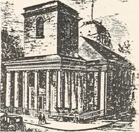 An illustration from A half century of Boston's building : the construction of buildings, the enactment of building laws and ordinances, sanitary laws, the ancient and modern building, building statistics, Boston's valuation, a chapter of Boston's big fire, fire losses, public lands account, prominent architects, contractors and builders, building materials and their source of supply, inspection of buildings, the building and plumbing associations (1895)