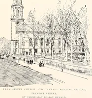 Picture 117 of 231 from A half century of Boston's building : the construction of buildings, the enactment of building laws and ordinances, sanitary laws, the ancient and modern building, building statistics, Boston's valuation, a chapter of Boston's big fire, fire losses, public lands account, prominent architects, contractors and builders, building materials and their source of supply, inspection of buildings, the building and plumbing associations (1895), leaf 287
