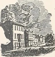 An illustration from A half century of Boston's building : the construction of buildings, the enactment of building laws and ordinances, sanitary laws, the ancient and modern building, building statistics, Boston's valuation, a chapter of Boston's big fire, fire losses, public lands account, prominent architects, contractors and builders, building materials and their source of supply, inspection of buildings, the building and plumbing associations (1895)