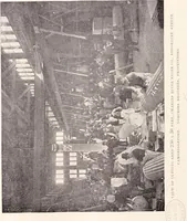 An illustration from A half century of Boston's building : the construction of buildings, the enactment of building laws and ordinances, sanitary laws, the ancient and modern building, building statistics, Boston's valuation, a chapter of Boston's big fire, fire losses, public lands account, prominent architects, contractors and builders, building materials and their source of supply, inspection of buildings, the building and plumbing associations (1895)